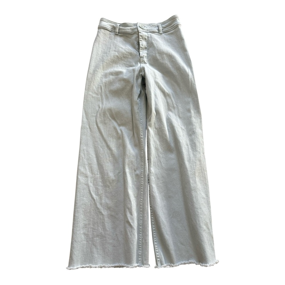 Miou Muse Wide-Leg Light Gray Jeans Medium
